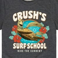 Pronalaženje Nemo - Crush's Surf School - grafička majica kratkih rukava za mališana i mlade