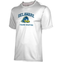 Muška izgled bijele Delaware Borderin 'plave kokoši figuring Logo Majica