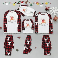 Dadaria Family Božićni pidžami Božićni roditelj-dijete odijelo za djecu, otisnuta porodica koja odgovara