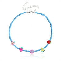 Dainty perled ogrlica za žene djevojke personalizirane prirodne voćne perle ogrlice podesive privjeske