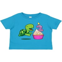 Inktastična 2. rođendan kornjača poklon dječaka mališana ili majica za djecu za Toddler