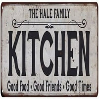 Hale Porodična kuhinja Poklon šik metalni znak 206180039339
