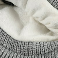 Zimska beanie šešir za žene Muška ženska sklopiva ručno rađena zaštita od uha Topla vuna kapu pamuk Slauchy Hat Pleteni šešir za hladni znojni šešir